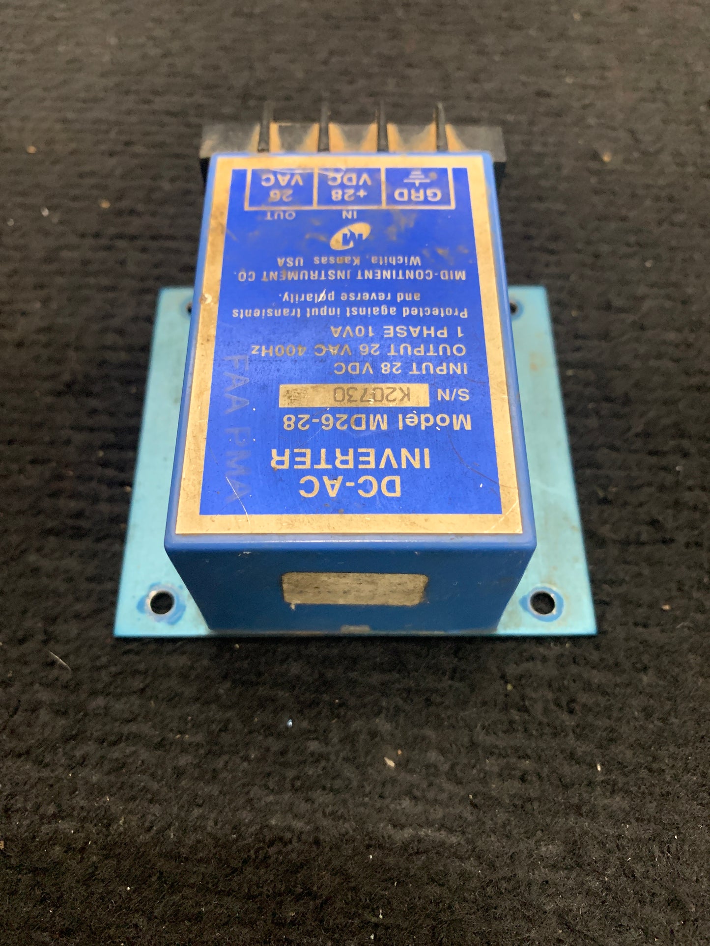 MD 26-28 - DC-AC inverter - Mid-Continent - 5H-NWA