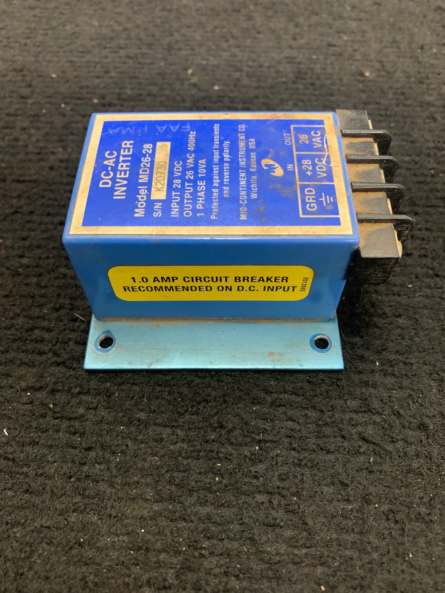 MD 26-28 - DC-AC inverter - Mid-Continent - 5H-NWA