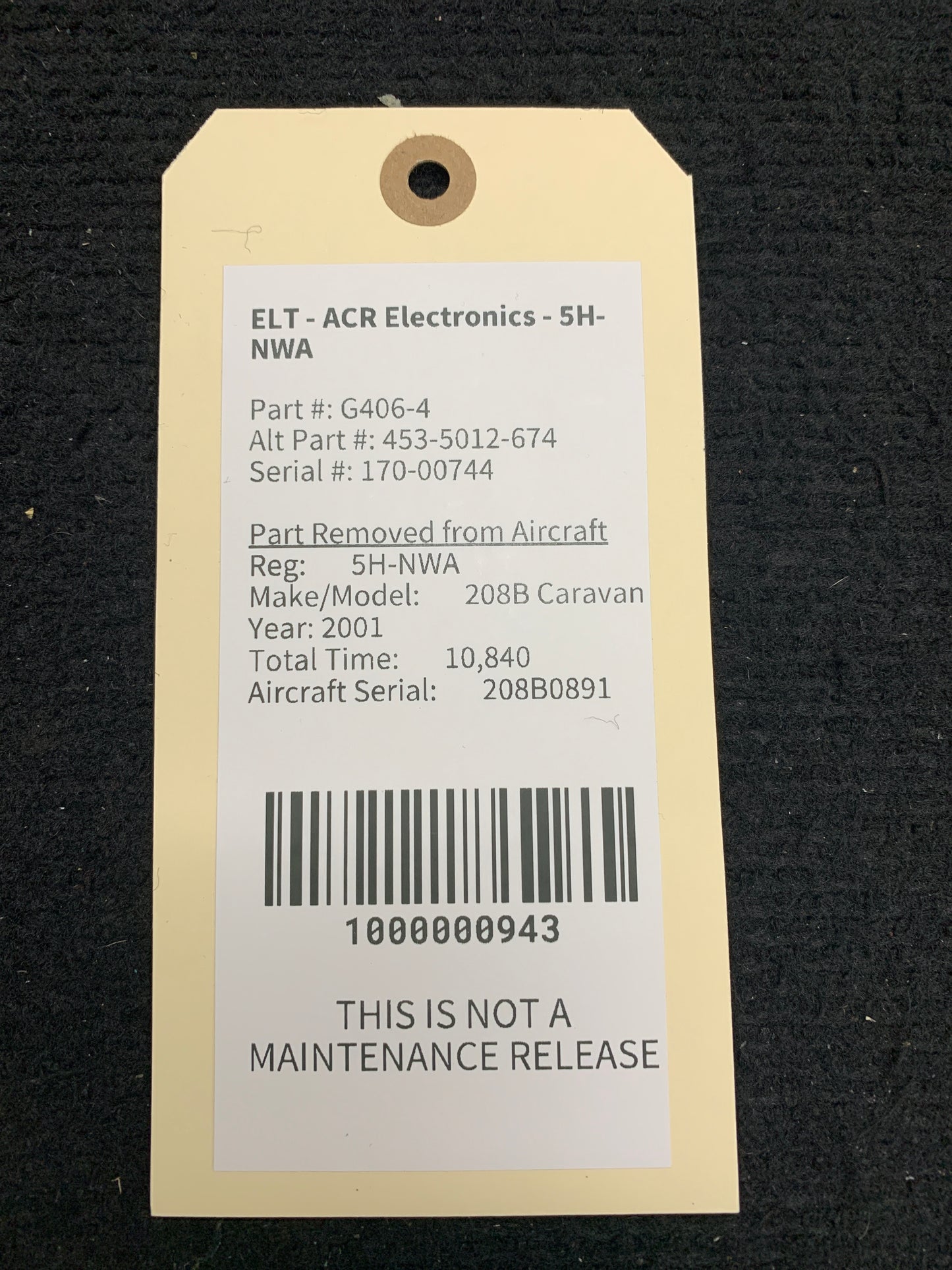 ELT - ACR Electronics - 5H-NWA