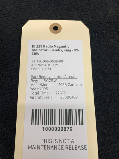 KI 229 Radio Magnetic Indicator - Bendix/King - 5Y-ZBW