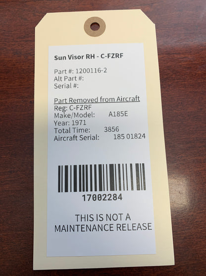 Sun Visor RH - C-FZRF