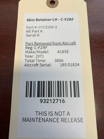Skin Retainer LH - C-FZRF