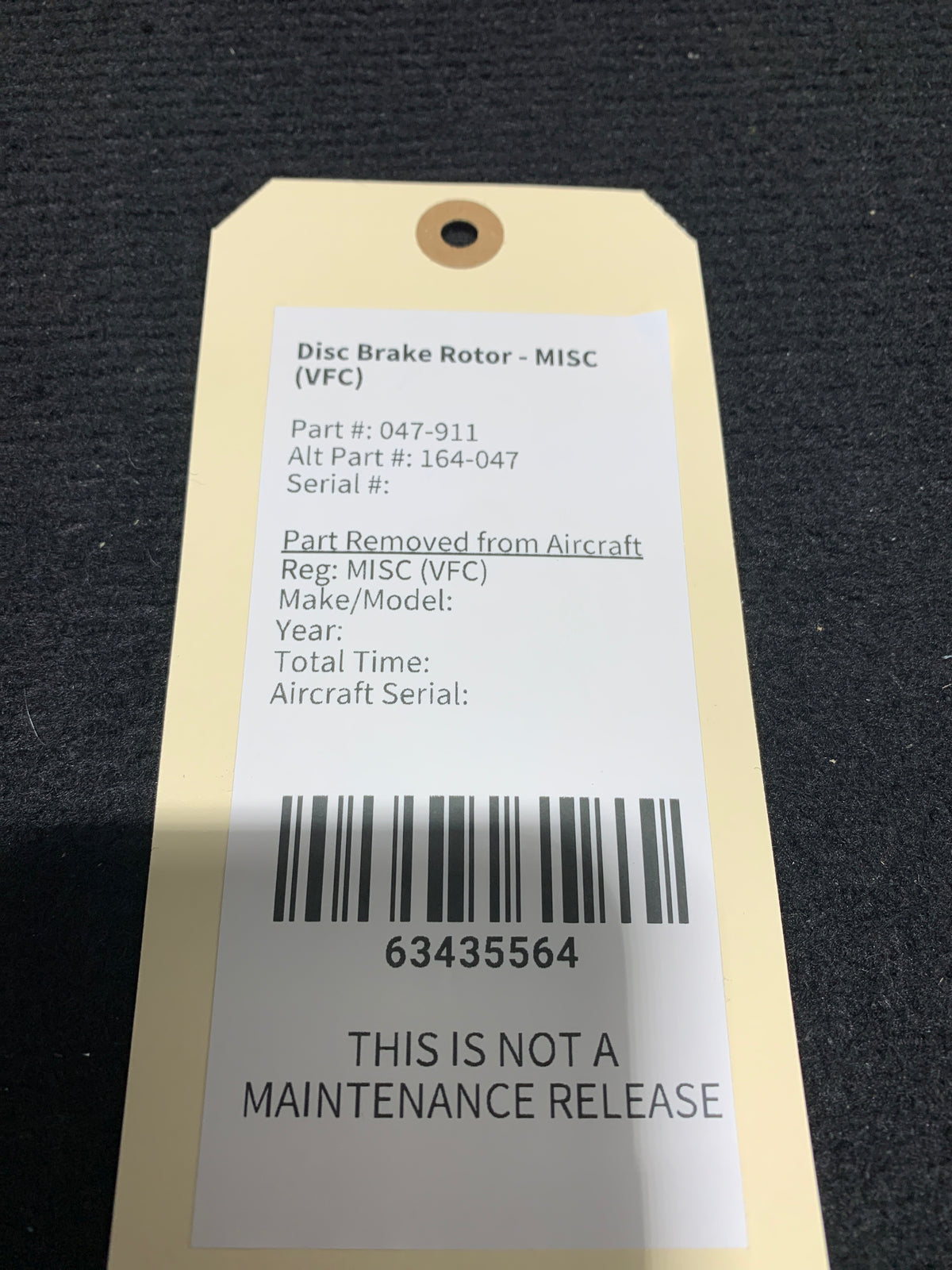 Disc Brake Rotor - MISC (VFC)
