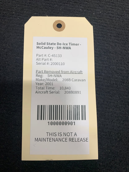 Solid State De-Ice Timer - McCauley - 5H-NWA