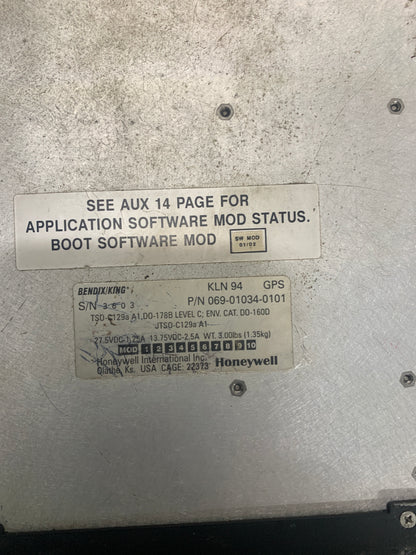 Color GPS Receiver KLN 94 - Bendix/King - 5H-NWA