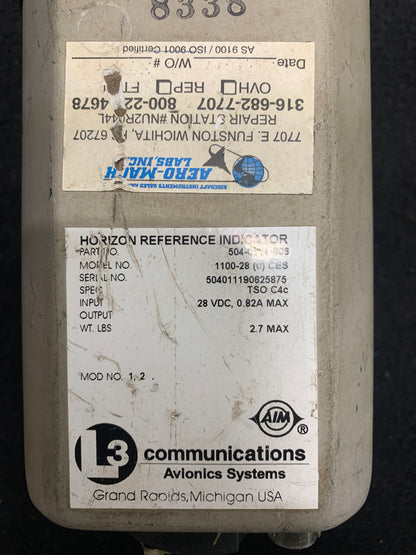 Horizon Reference Indicator - L3 Communications - 5H-NWA