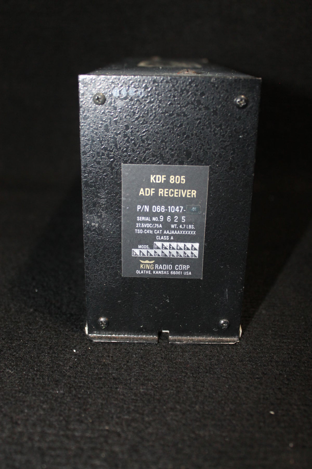 Kdf805 ADF - Receiver Module - King - I-CODE – Global Aircraft Industries