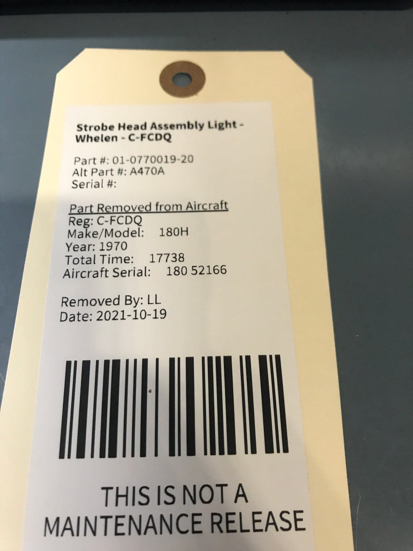 Strobe Head Assembly Light - Whelen - C-FCDQ