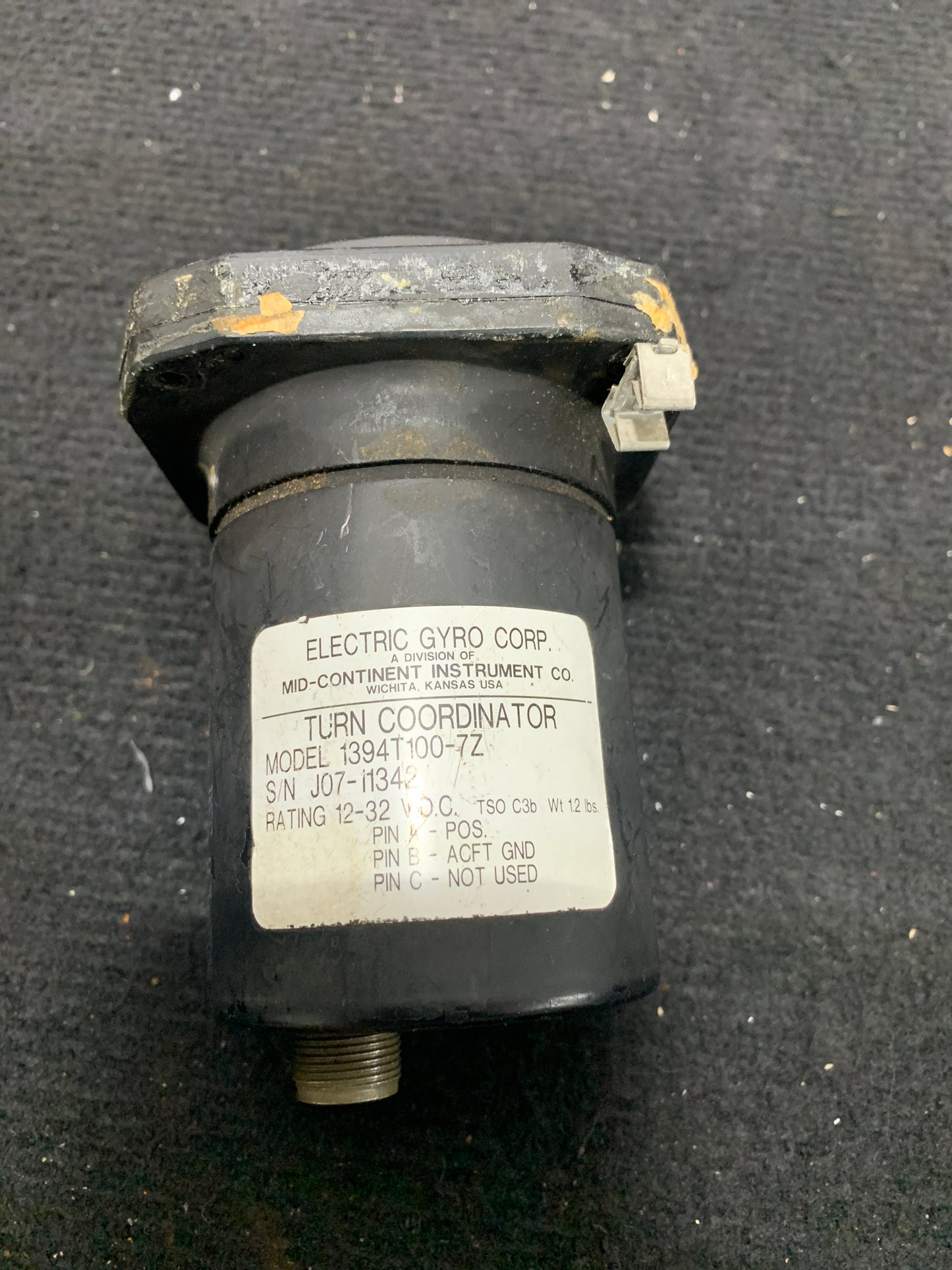 Turn Coordinator - Mid Continent - 5H-NWA