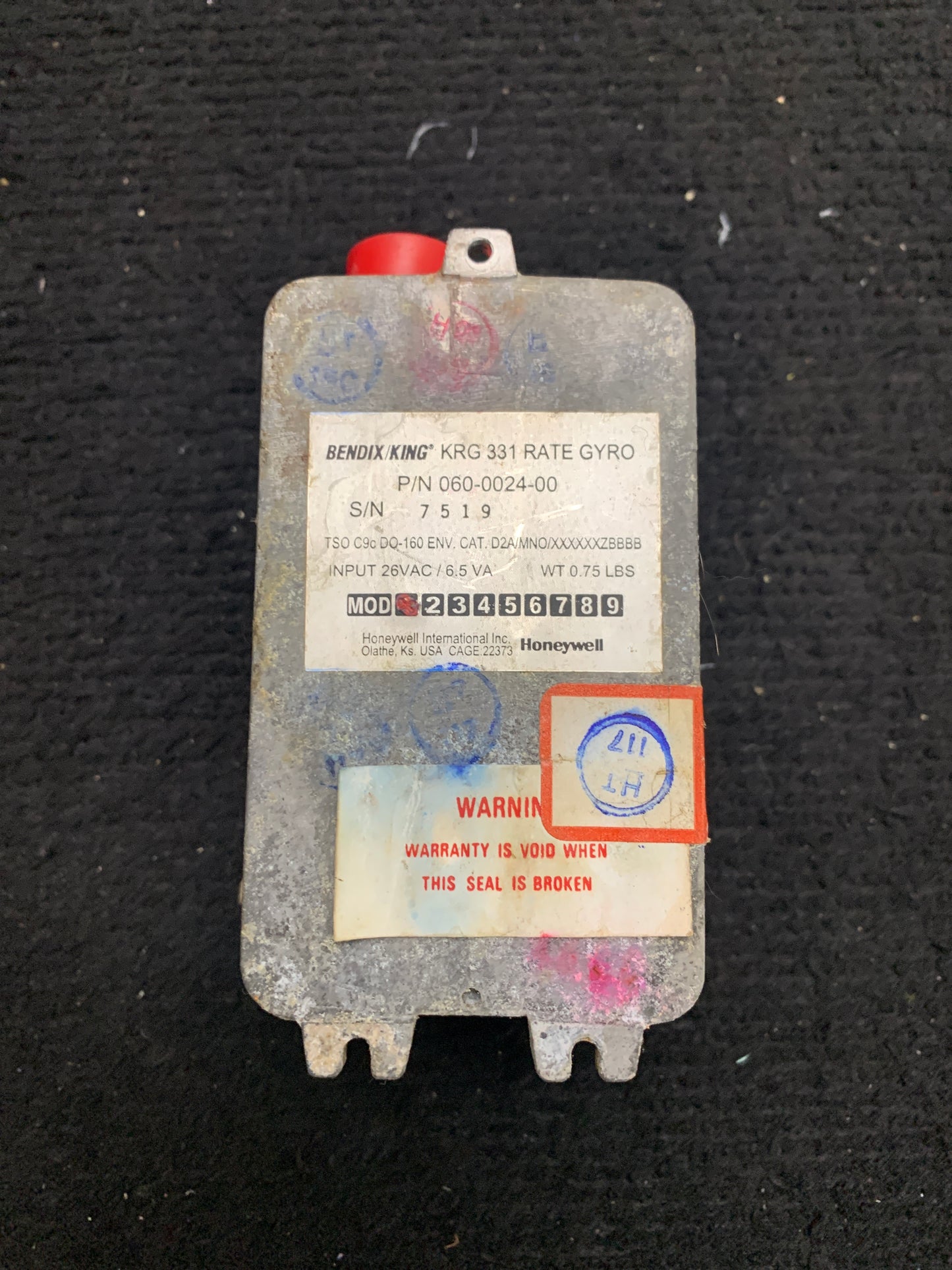 Rate Gyro - Bendix King - 5H-NWA