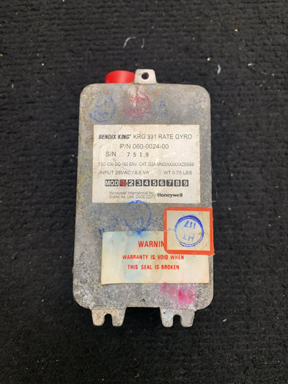 Rate Gyro - Bendix King - 5H-NWA