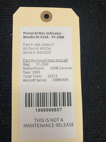 Pictorial Nav Indicator - Bendix KI 525A - 5Y-ZBW