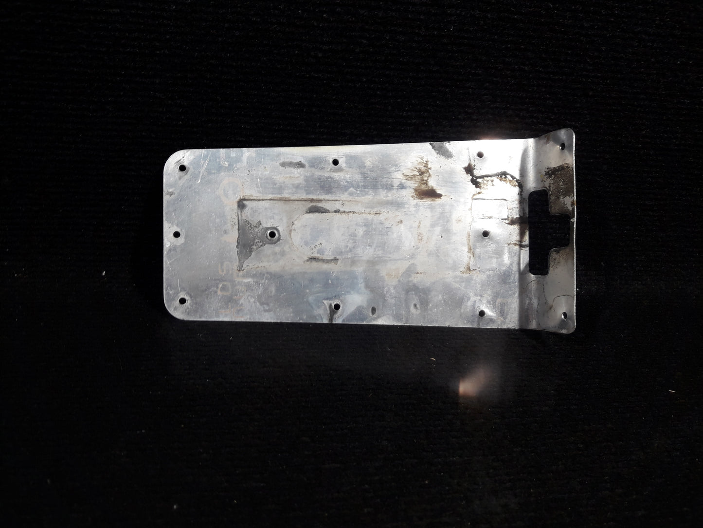 Door Latch Trim Plate - Piper - C-FXXQ
