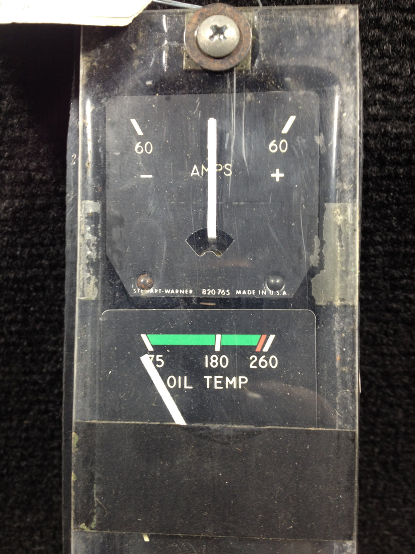 Engine Instrument Cluster - Stewart-Warner/Grumman - C-GEAB – Global ...