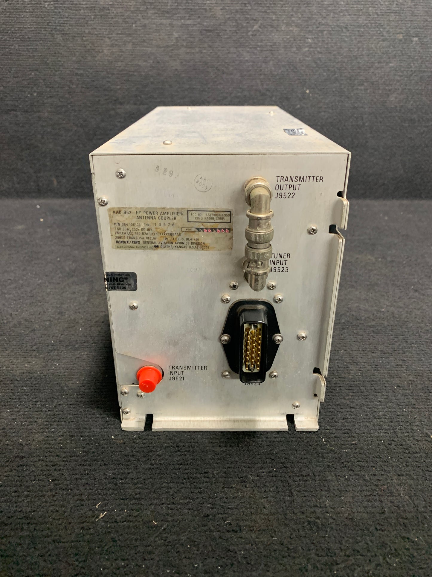 KAC 952 HF Power Amplifier Antenna Coupler - Bendix/King - 5Y-ZBW