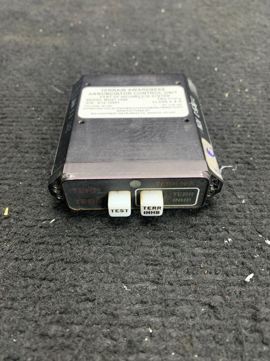 TAWS Annunciator Control Unit - MD41-1208 - Mid-Continent - 5H-NWA