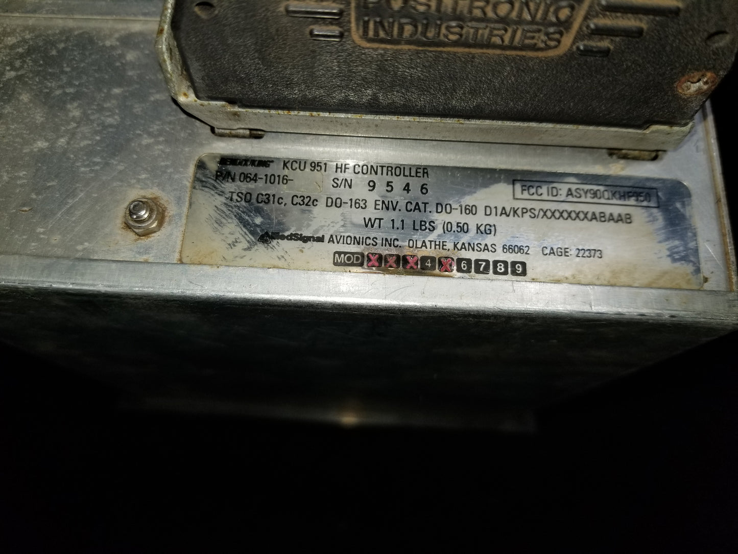 HF Controller - Bendix/King - 5Y-BUC – Global Aircraft Industries