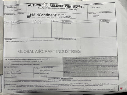 Turn Coordinator - Mid Continent - 5Y-ZBW