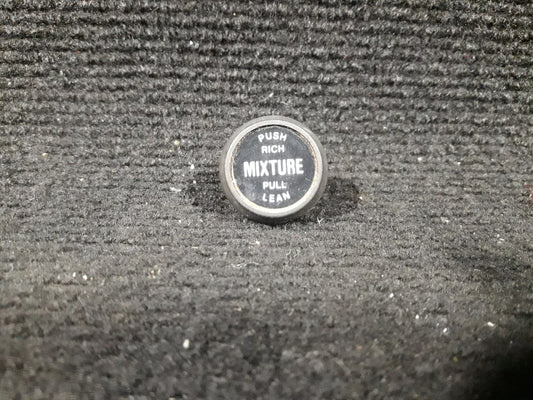 Mixture Control Knob #233 Black - Piper - C-FXXQ