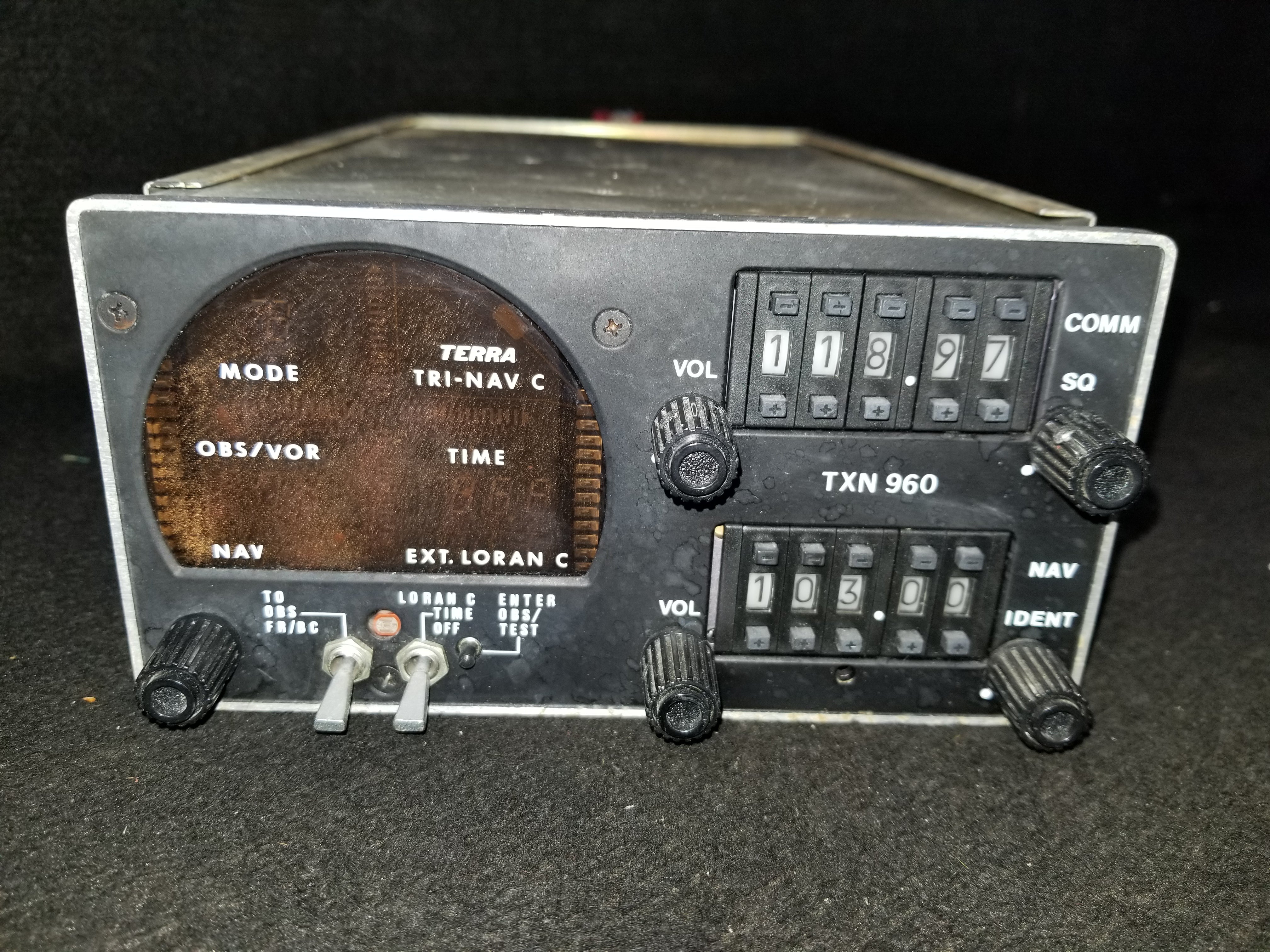 Radio - NAV/COMM - Terra Corp - CF-ZOS – Global Aircraft Industries
