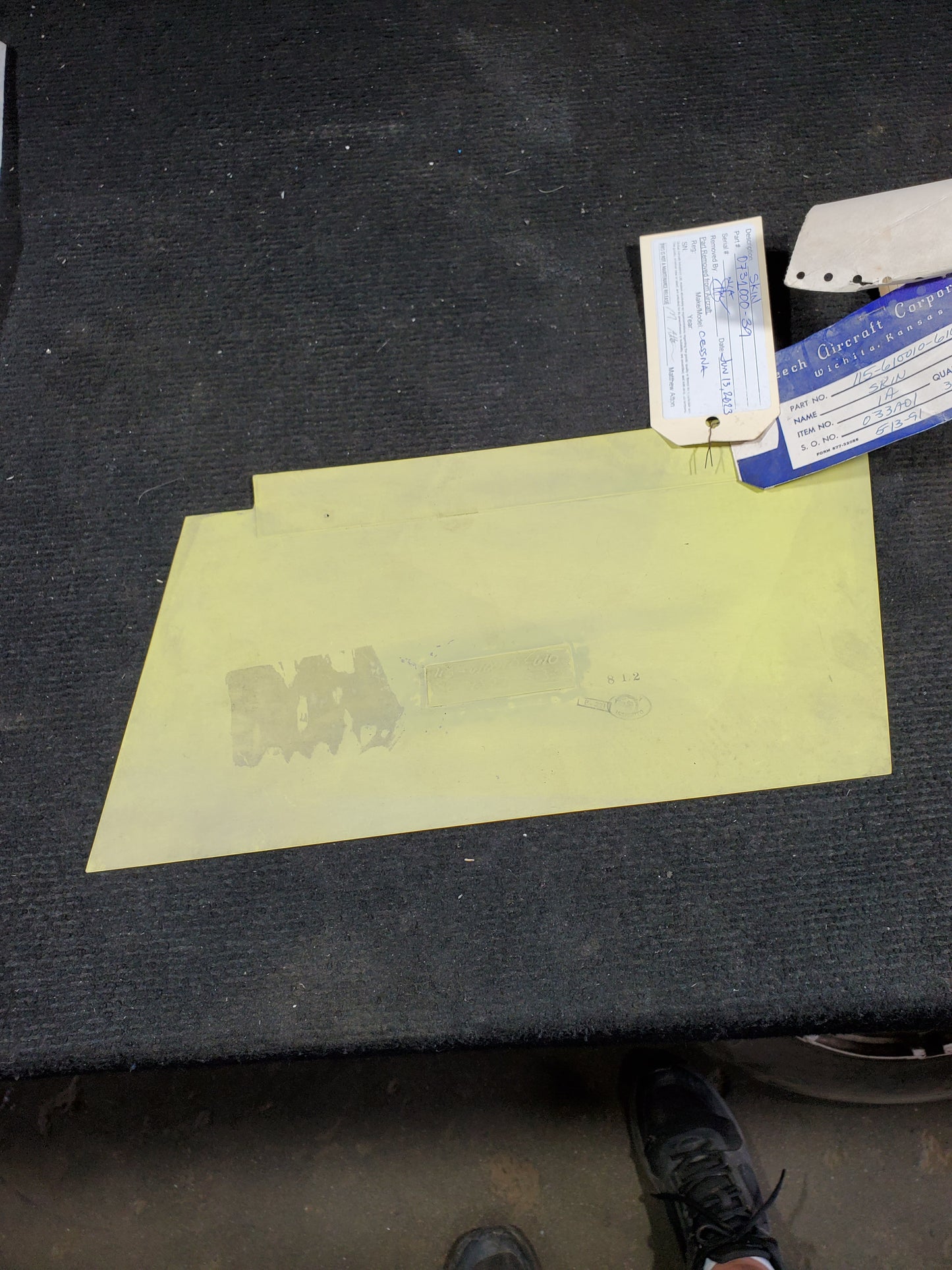 Elevator Assy Skin - NEW - Beechcraft - MISC-MB-206-207-LOT