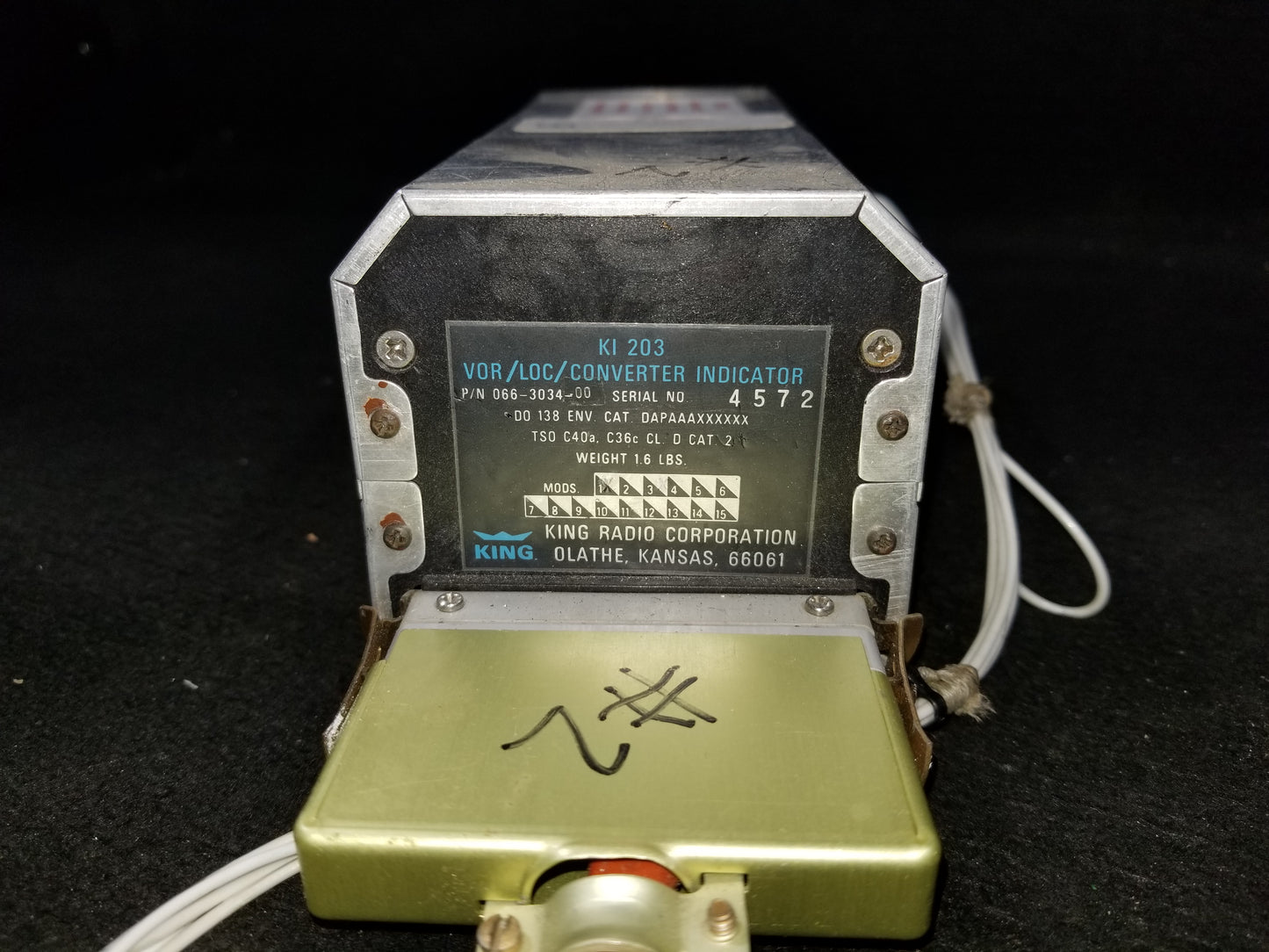 VOR Indicator - King - KL 203 - C-FINV