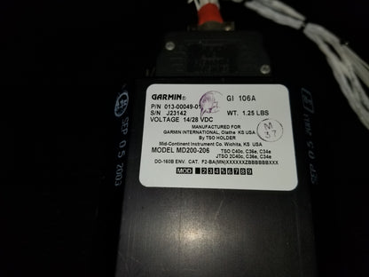 GL106A Course Deviation Indicator Nav/VLOC - Garmin - C-FINV
