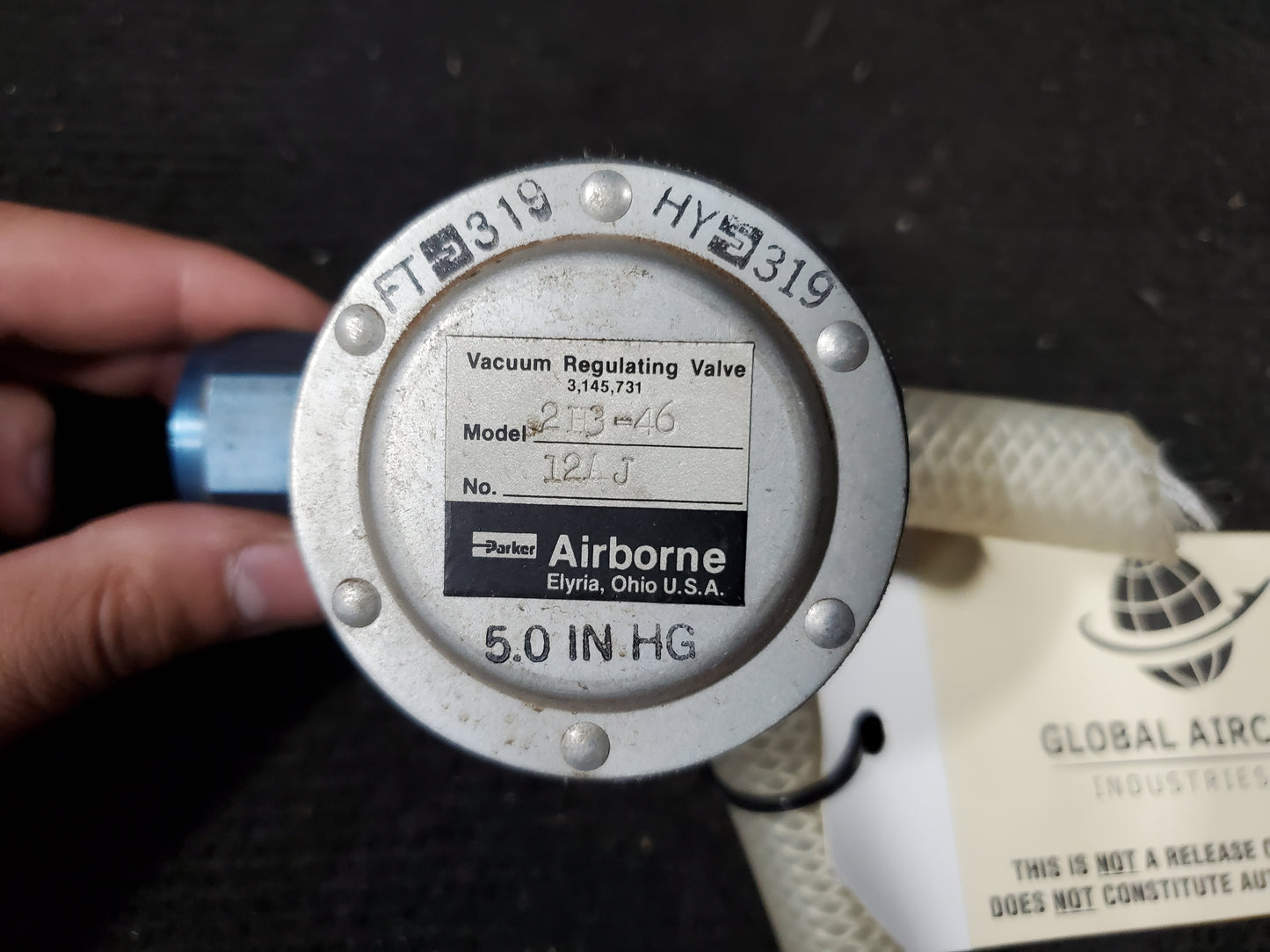 Vacuum Regulating Valve - Cessna - 5Y-BUC