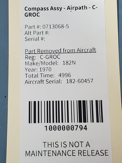 Compass Assy - Airpath - C-GROC
