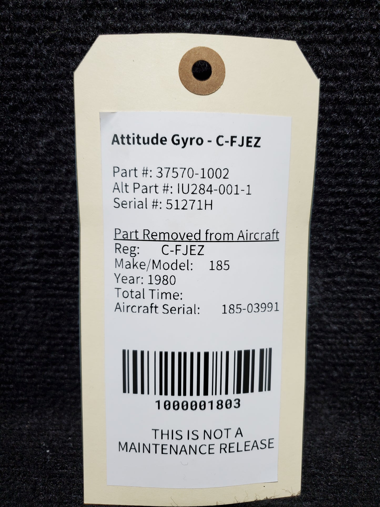 Attitude Gyro - C-FJEZ