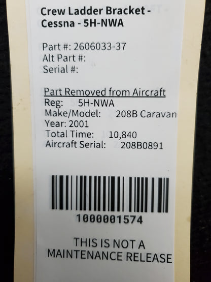 Crew Ladder Bracket - Cessna - 5H-NWA