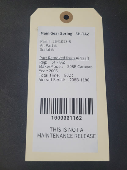 Main Gear Spring - 5H-TAZ 1 of 2