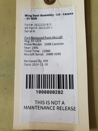 Wing Door Assembly - LH - Cessna - 5Y-OER