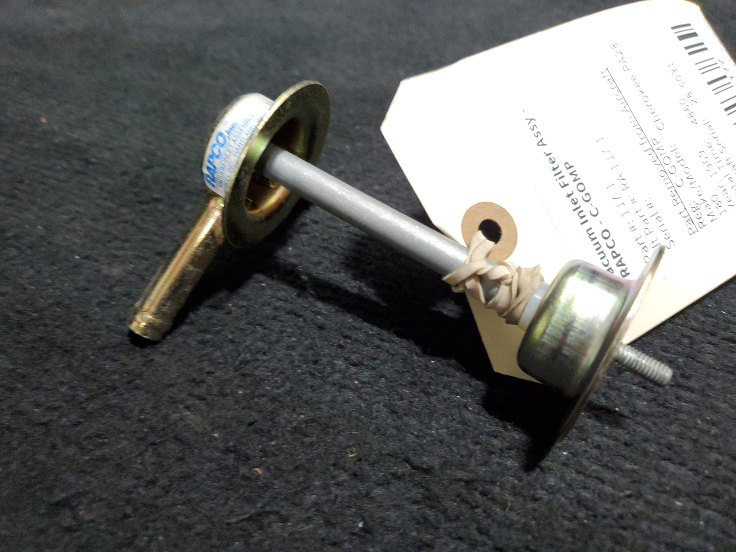 Vacuum Inlet Filter Assy - RAPCO - C-GOMP