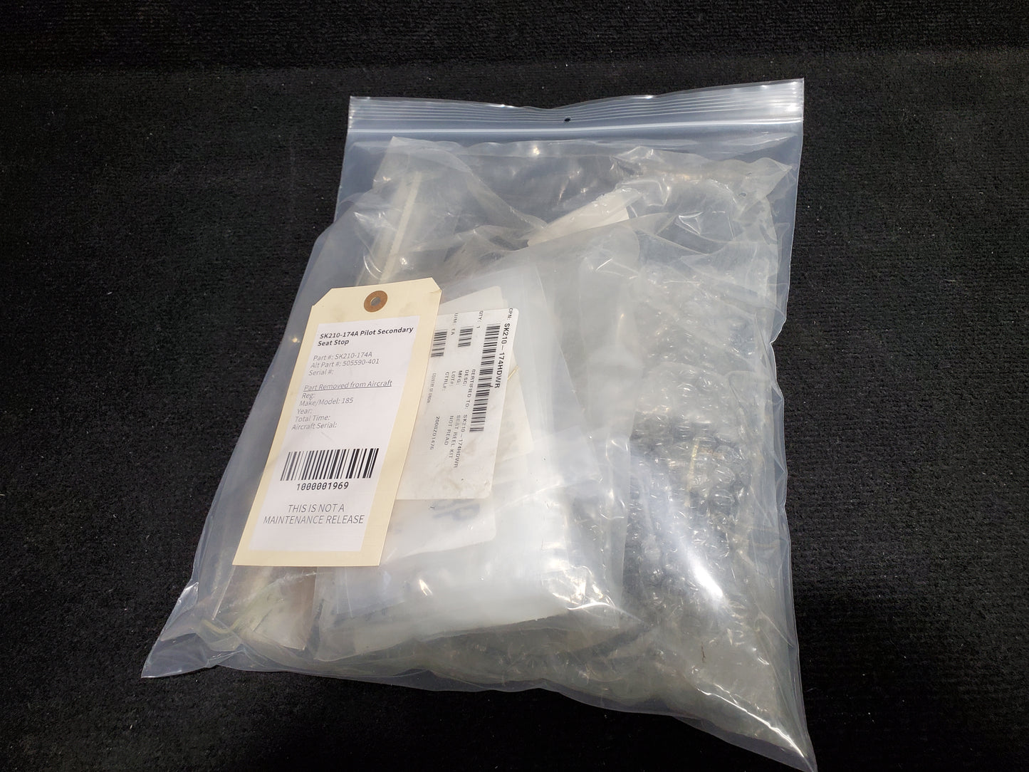 SK210-174A Pilot Secondary Seat Stop