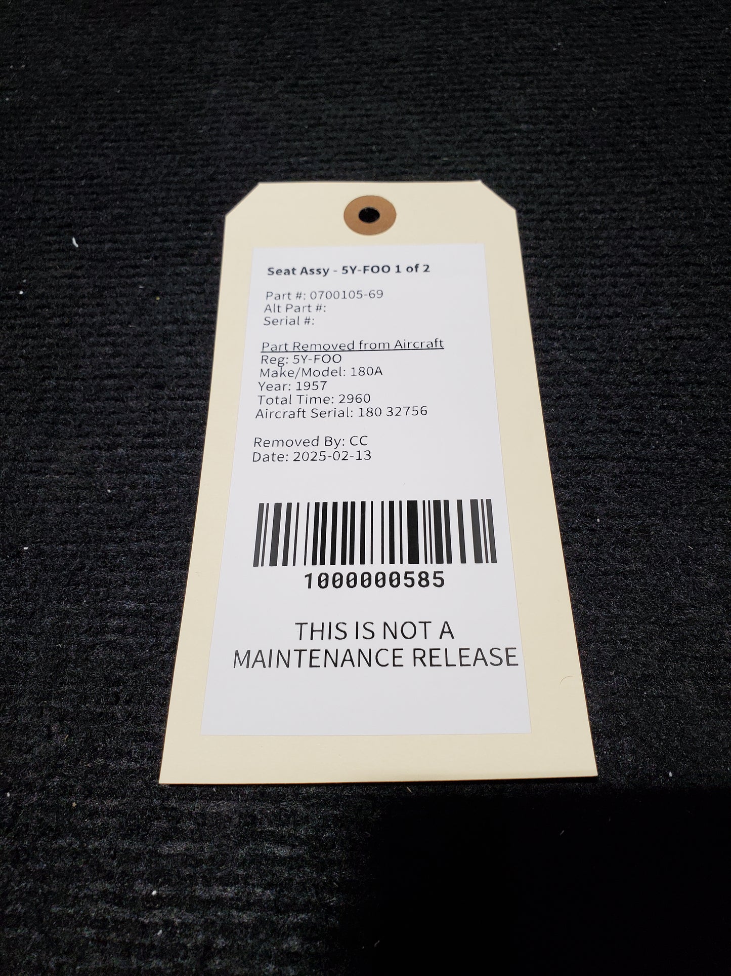 Seat Assy - 5Y-FOO 1 of 2