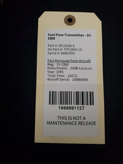 Fuel Flow Transmitter - 5Y-ZBW