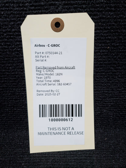 Airbox - Cessna - C-GROC