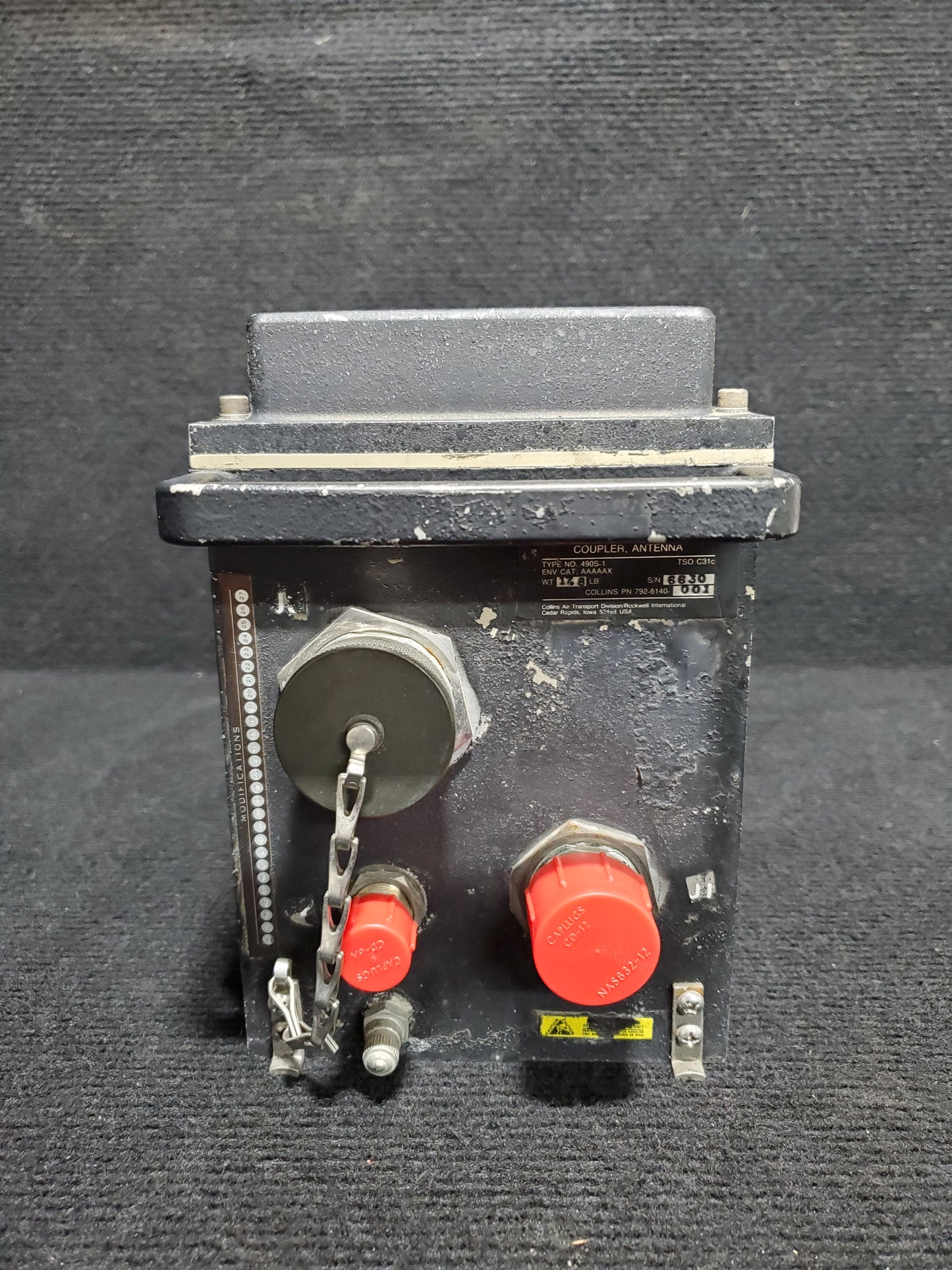 HF Antenna Coupler - Collins 490S-1 - Misc