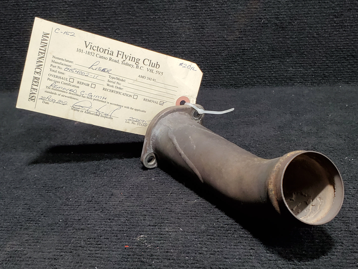 Exhaust Riser LH FWD - Cessna 152 - MISC (VFC)