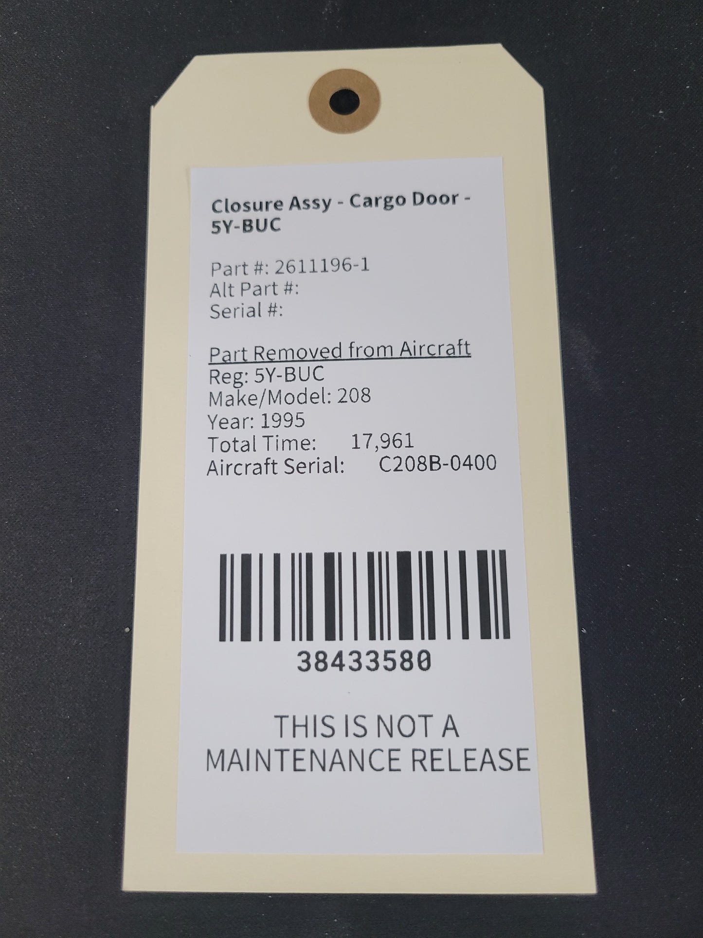 Closure Assy - Cargo Door - 5Y-BUC