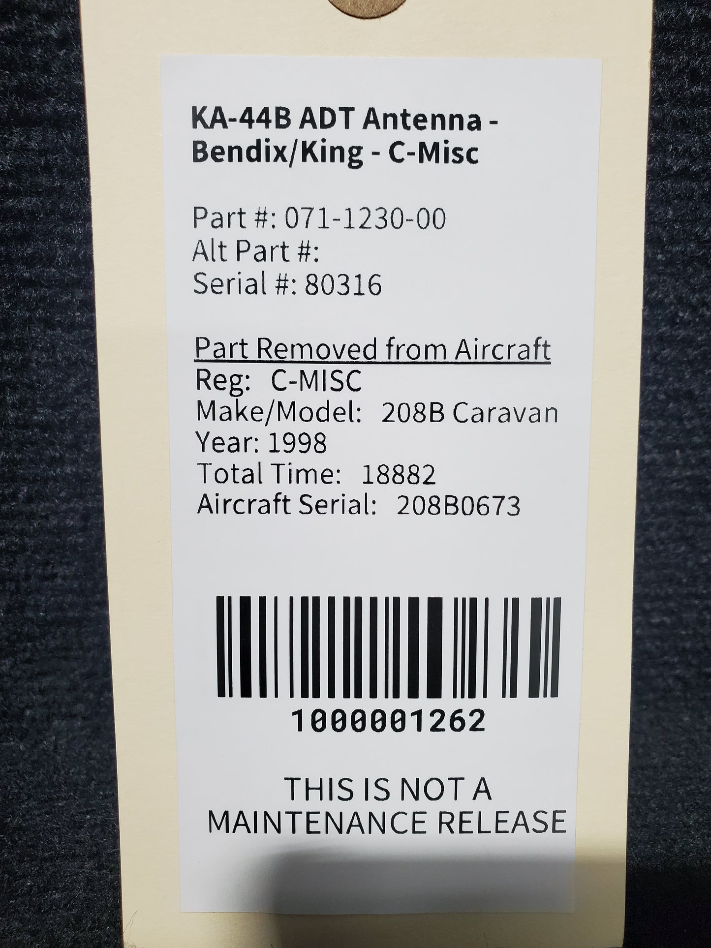KA-44B ADF Antenna - Honeywell - MISC