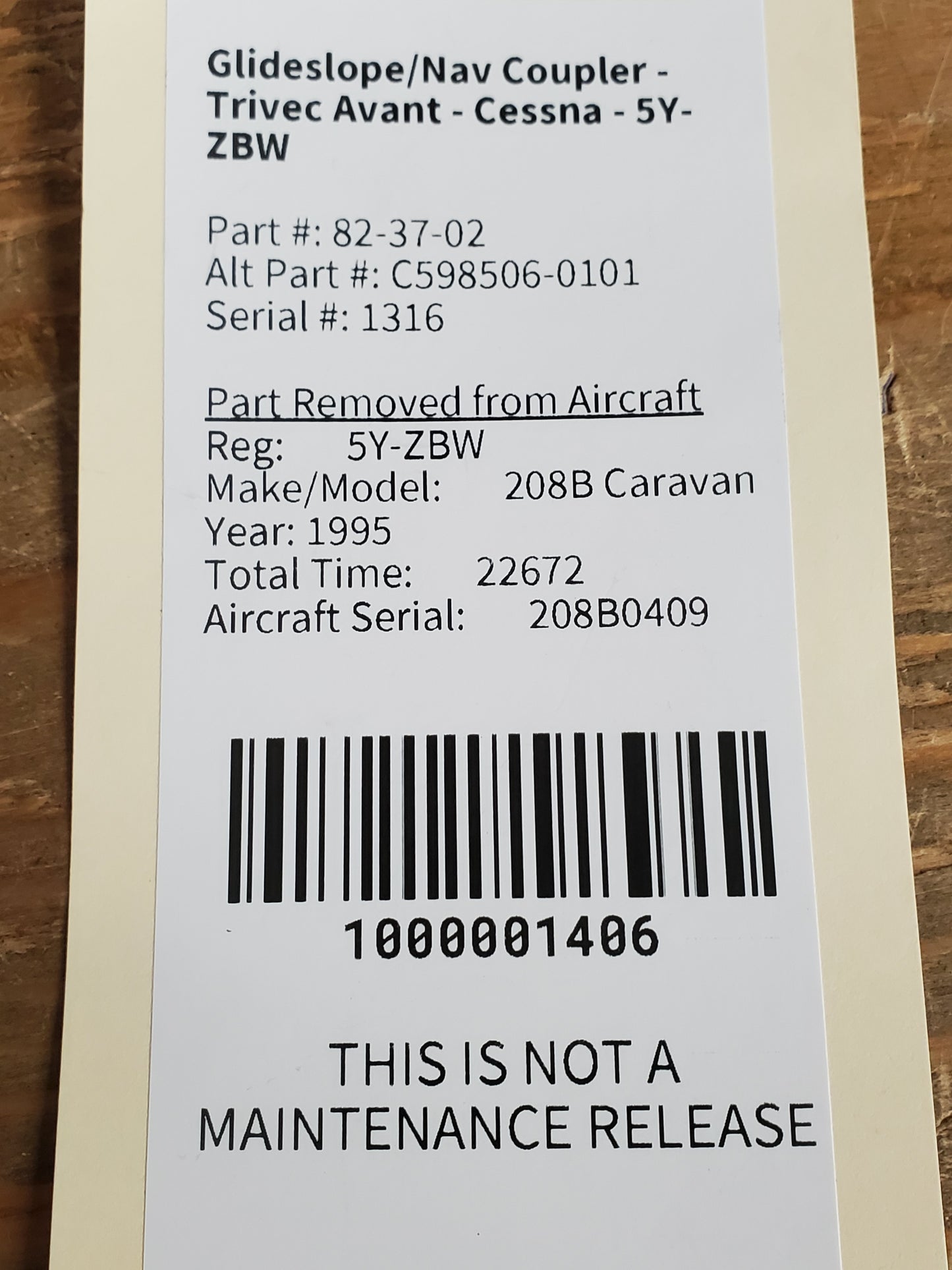 Glideslope/Nav Coupler - Trivec Avant - Cessna - 5Y-ZBW