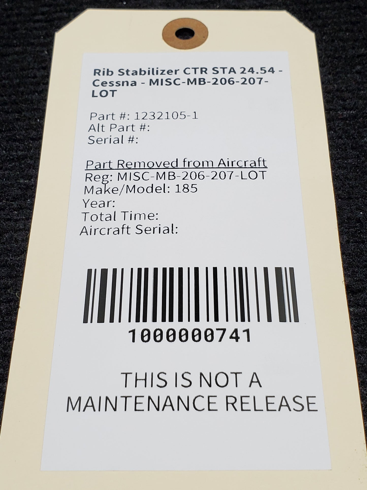 Rib Stabilizer CTR STA 24.54 - NEW - Cessna - MISC-MB-206-207-LOT
