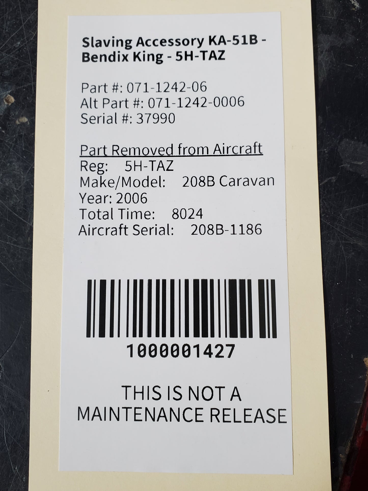 Slaving Accessory KA-51B - Bendix King - 5H-TAZ