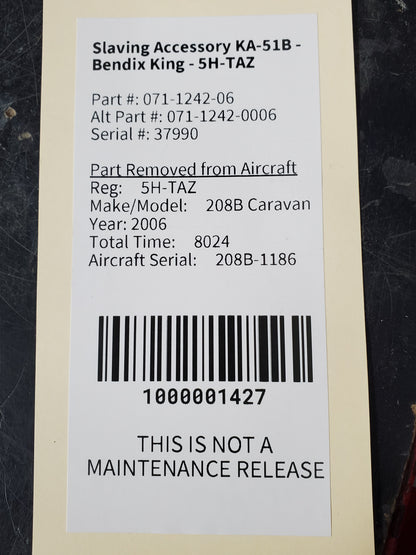 Slaving Accessory KA-51B - Bendix King - 5H-TAZ