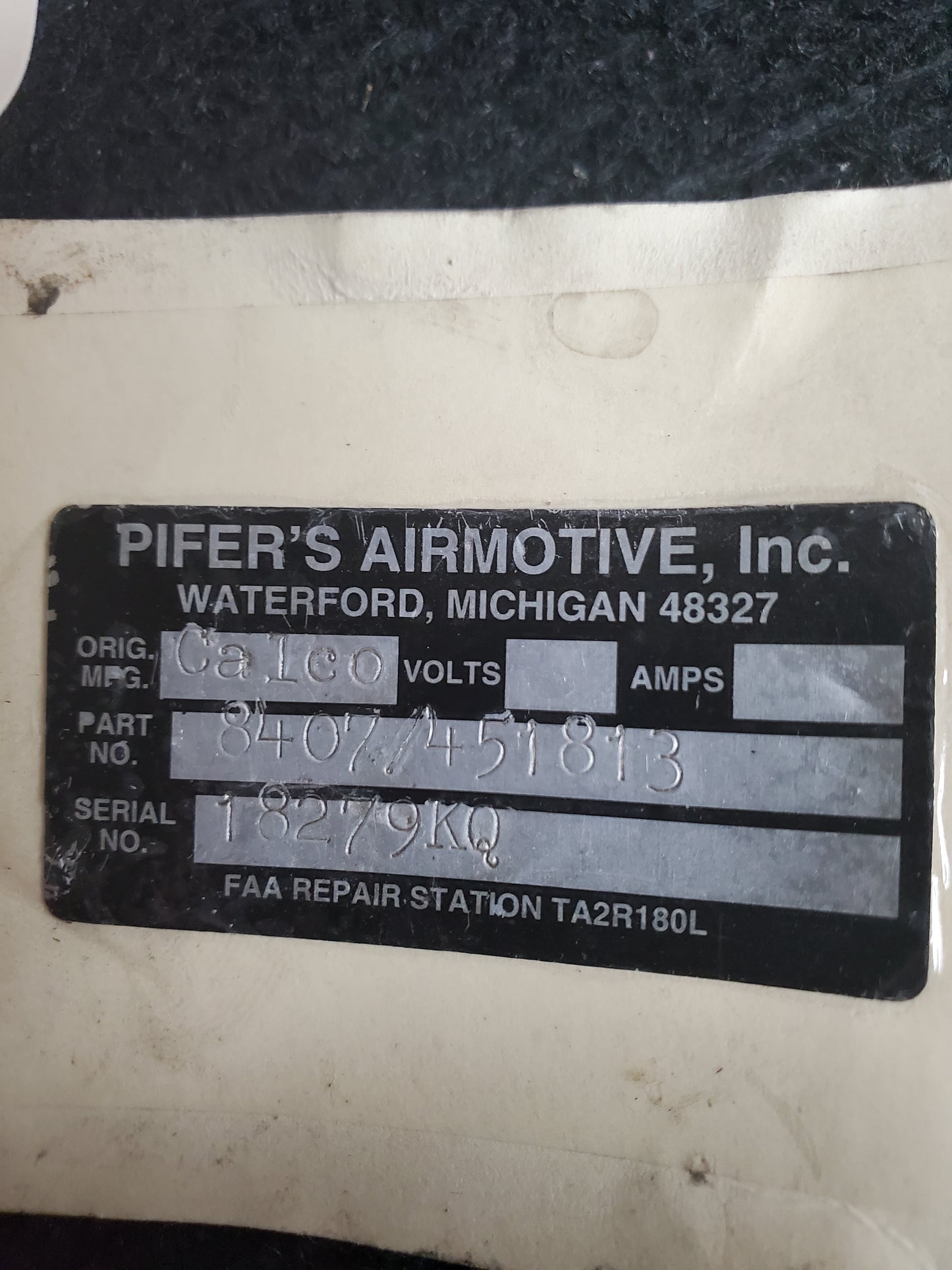 Flap Transmission Assembly - Calco - UNKNOWN