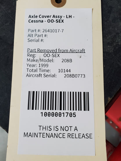 Axle Cover Assy - LH - Cessna - OO-SEX
