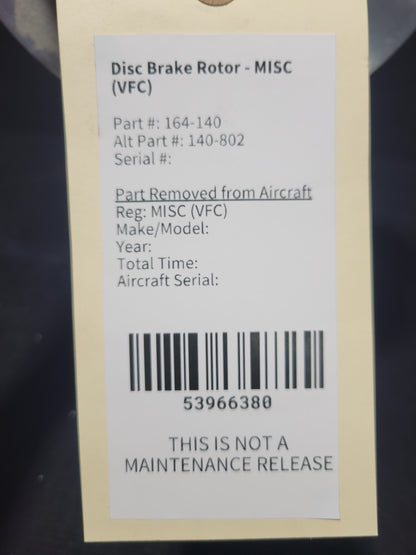 Disc Brake Rotor - MISC (VFC)