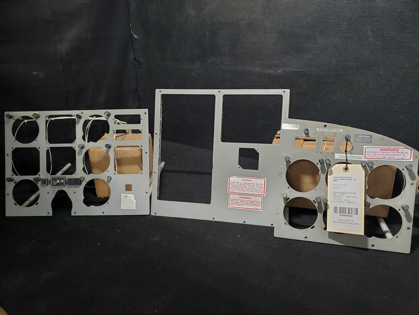 Instrument Panel Set - Cessna 208B Caravan - 5Y-ZBW